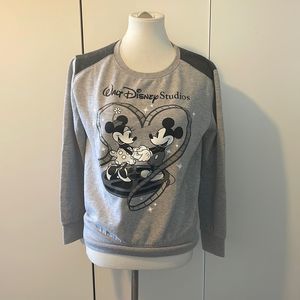 Walt Disney Studios Grey Pullover Sweater Size XL - fits like medium